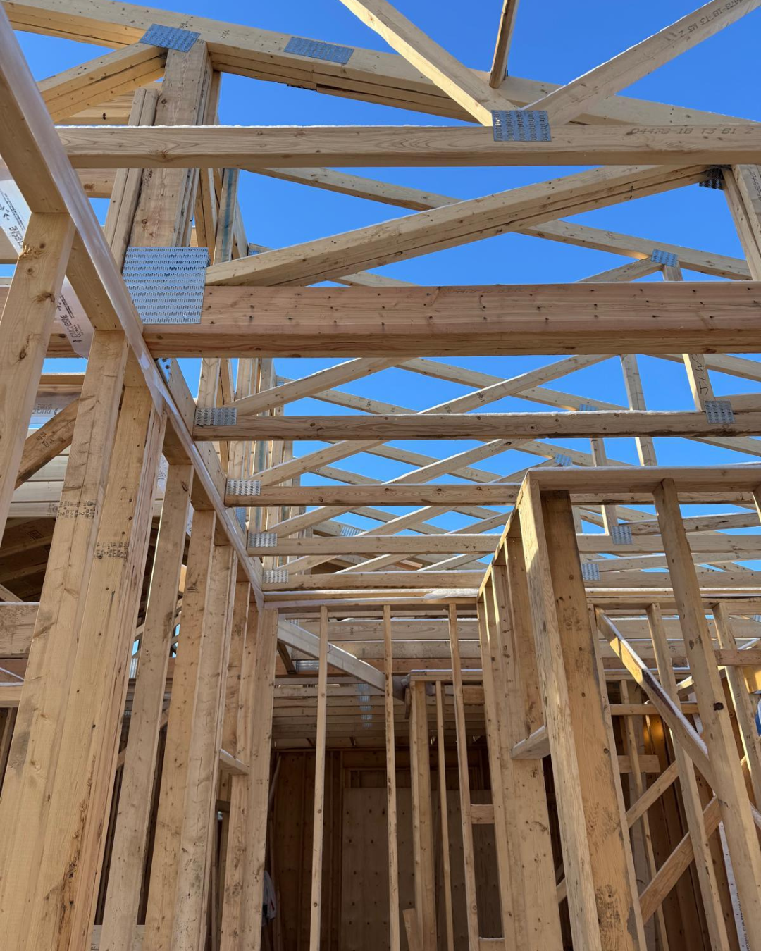 Residential wood framing project completed by Navar Construction in Toronto